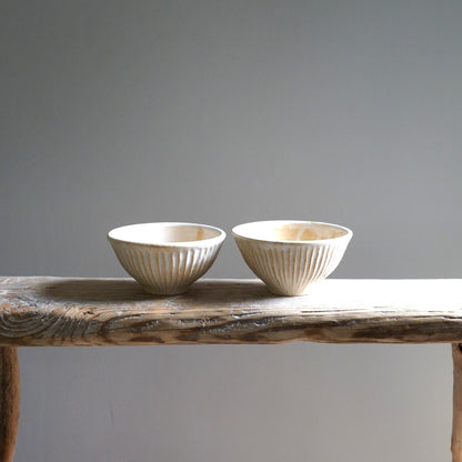 Antique White Rice Bowl — Small