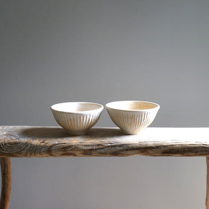 Antique White Rice Bowl — Small