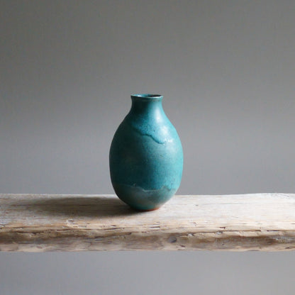 Rusty Blue Flower vase
