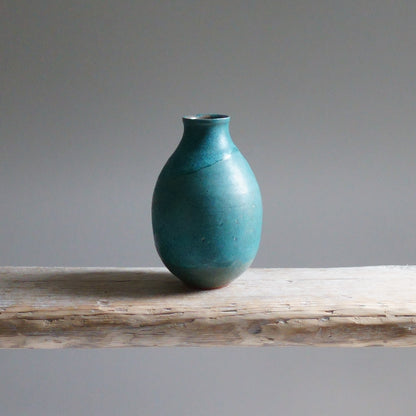 Rusty Blue Flower vase