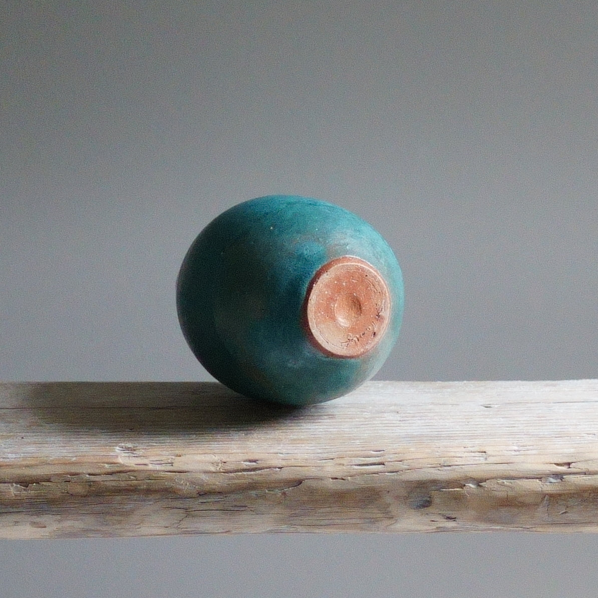 Rusty Blue Flower vase