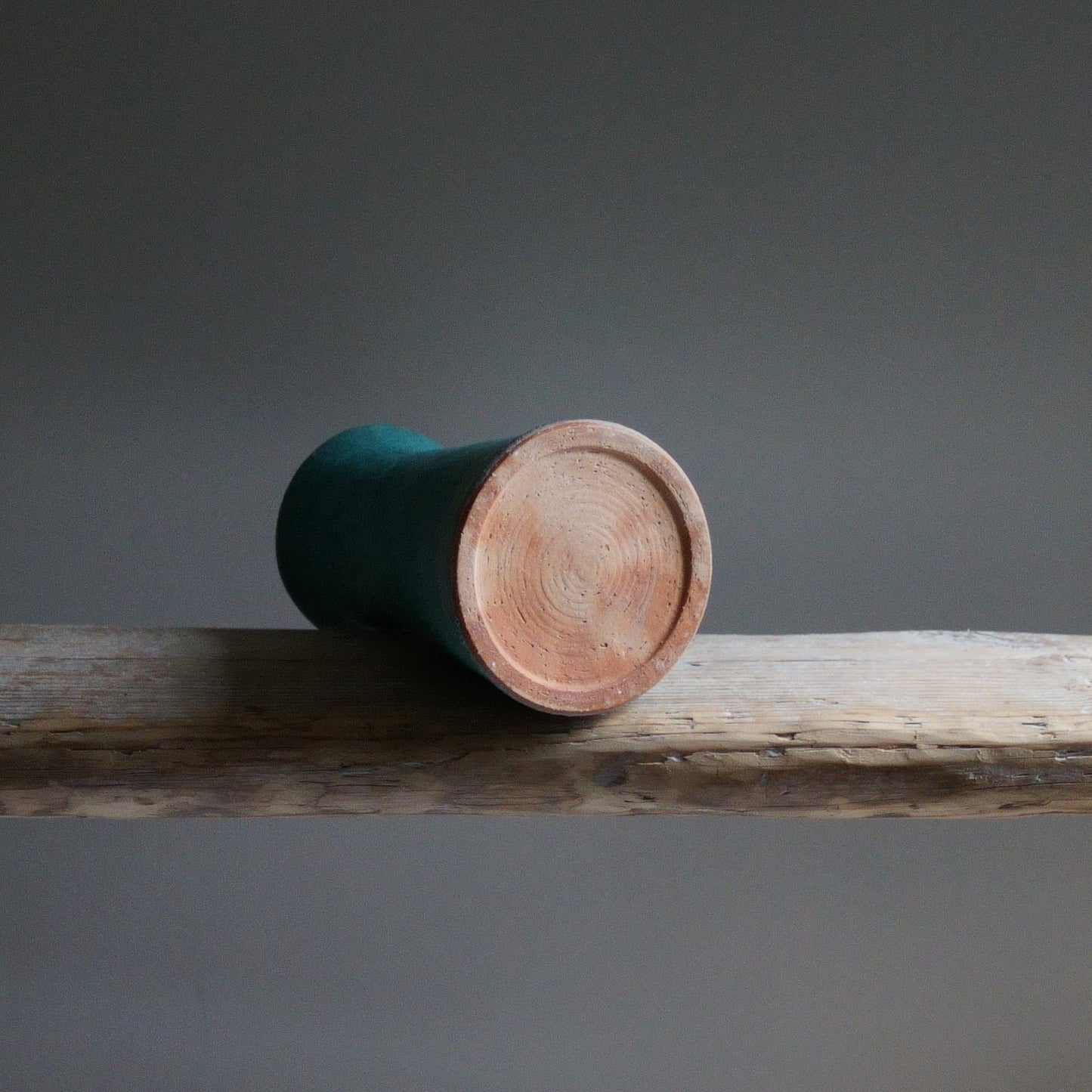 Rusty Blue Flower Vase