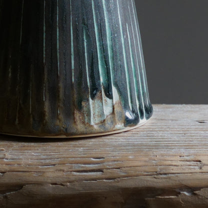 Seed Green Brown Flower Vase