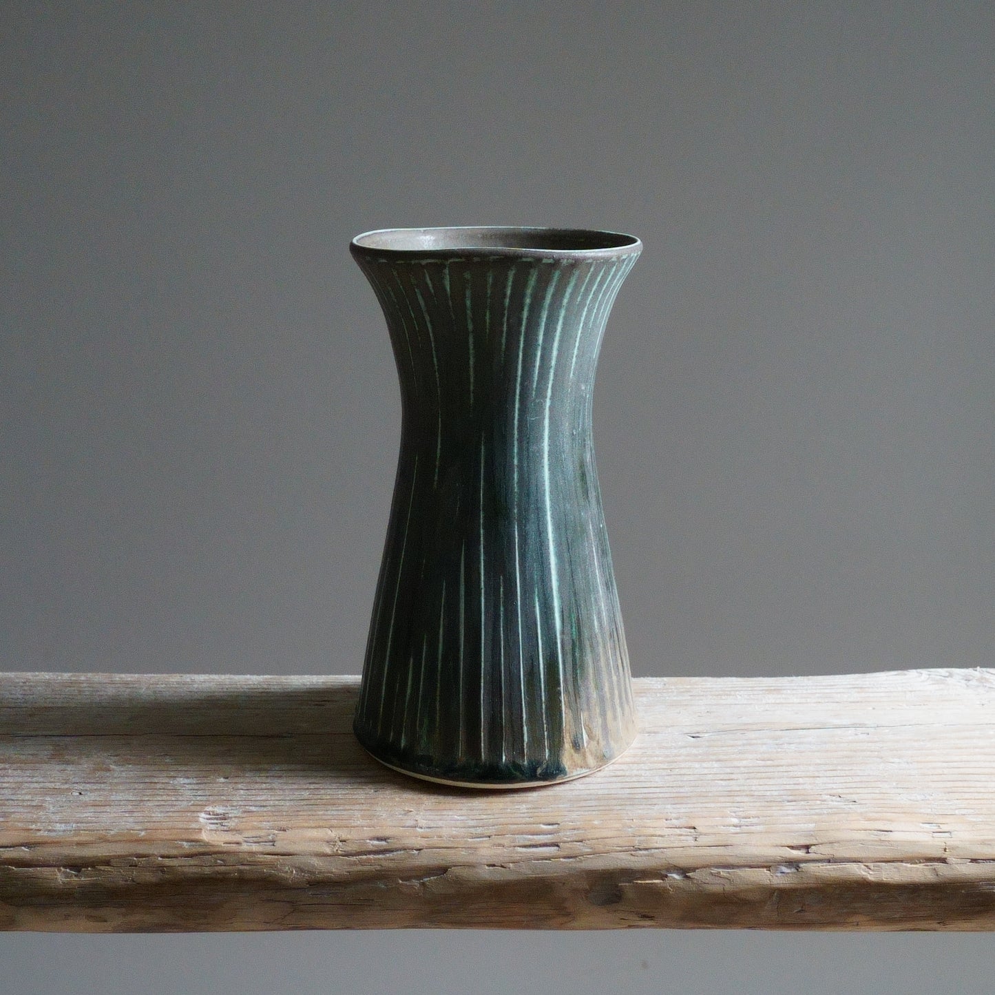 Seed Green Brown Flower Vase