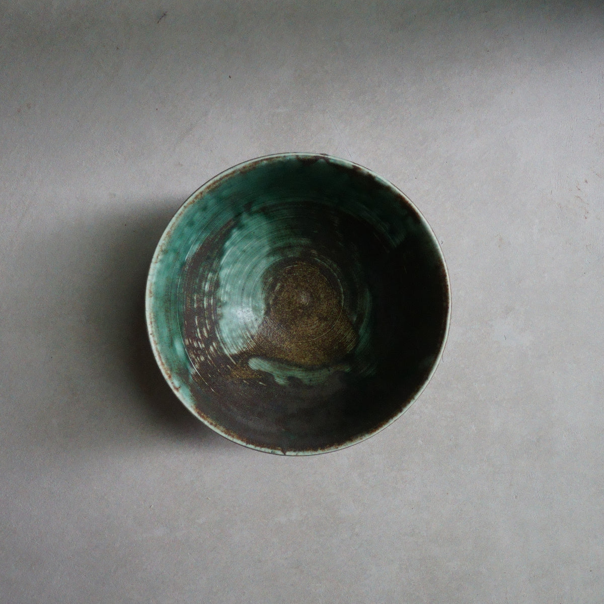 Seed Green Brown Bowl(no32A)