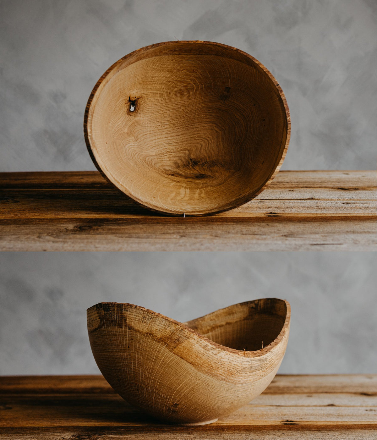 Live Edge Bowl｜Oak 楢｜NS109