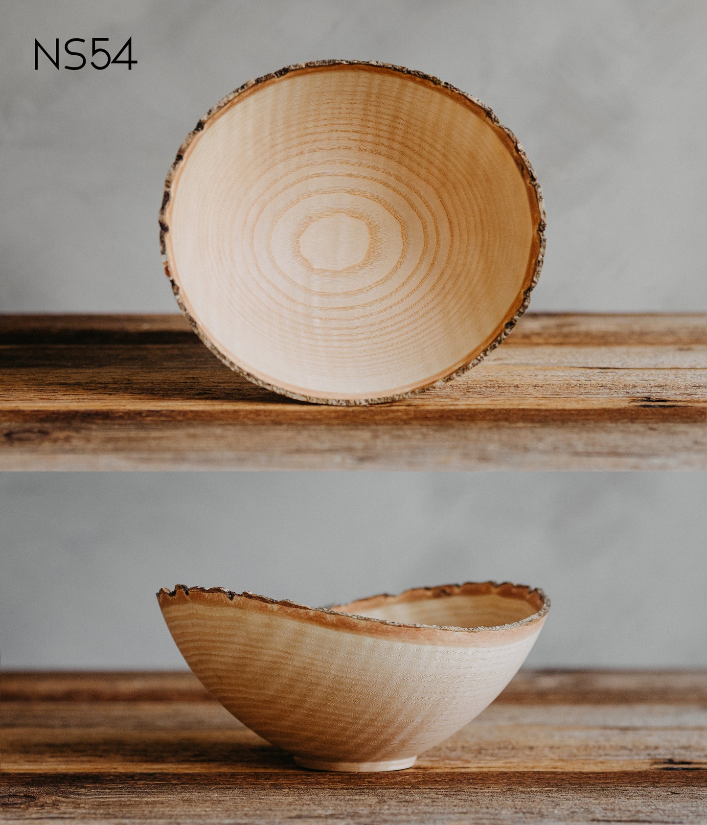 NS54 - Small Live Edge Bowl (Franz Keilhofer GERMANY)