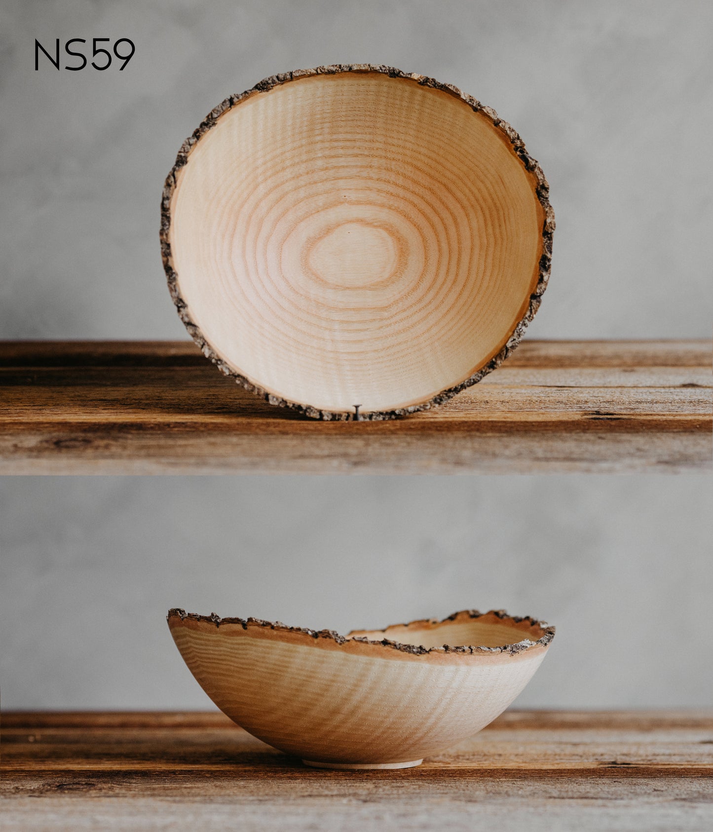 NS59 - Small Live Edge Bowl（Franz Keilhofer GERMANY）