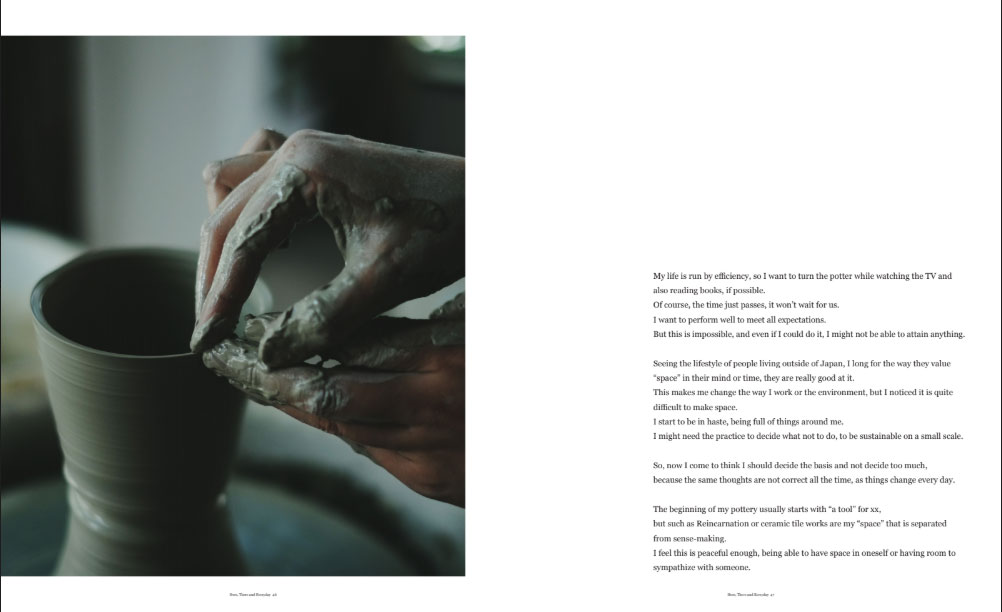 Aya Ogawa Ceramics concept book